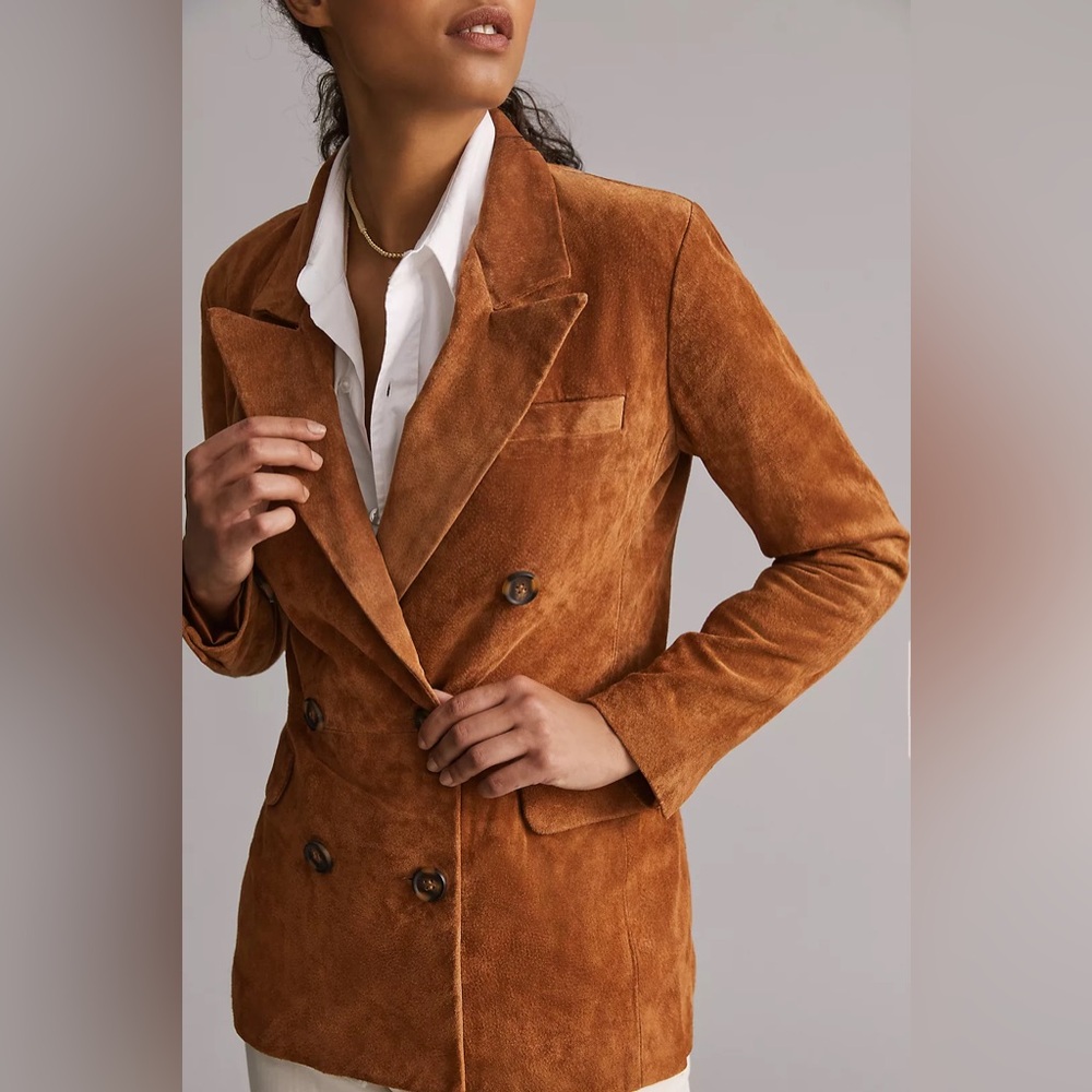 NWT BLANK NYC Suede Sweater Weather Blazer, size Small